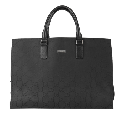GG Tote, &pound;220, Handbags, Black, Canvas, Front view